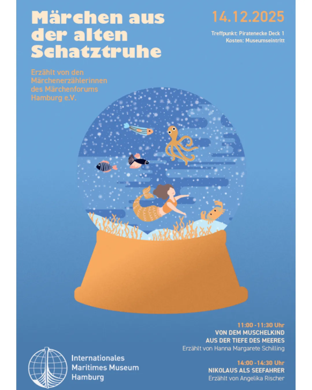 Märchenerzählerinnen im Maritimen Museum Hamburg